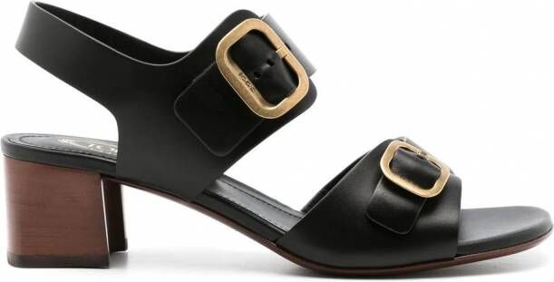 Tod's Sandalen met gesp Zwart