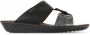 Tod's Sandalen met open neus heren leer leer rubber 7.5 Grijs - Thumbnail 1