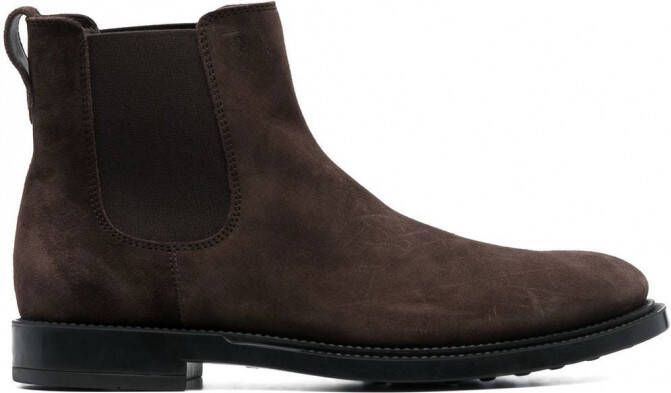 Tod's Suède Chelsea boots Bruin