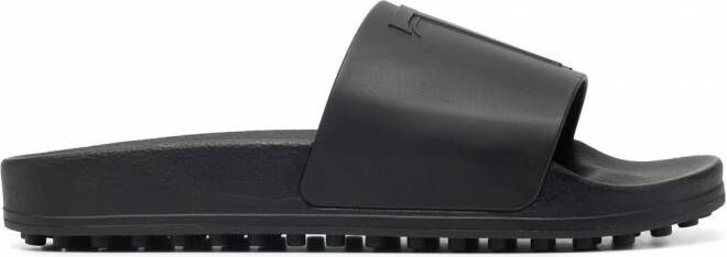 Tod's Slippers met logo-reliëf Zwart