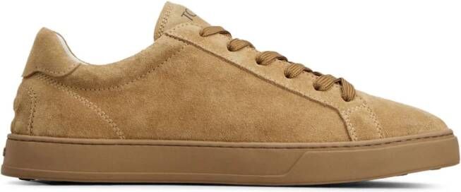 Tod's Sneakers met logo Beige