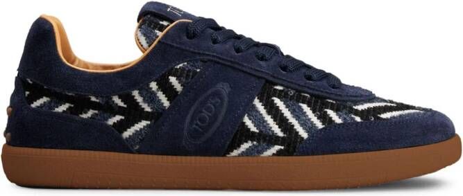 Tod's Sneakers met patchwork Blauw