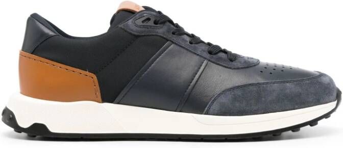 Tod's Sneakers met tweekleurige vlakken Blauw