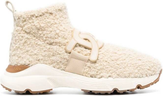 Tod's Sport Run high-top sneakers Beige