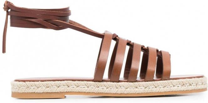 Tod's Leren sandalen Bruin