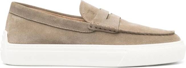 Tod's Suède loafers Beige