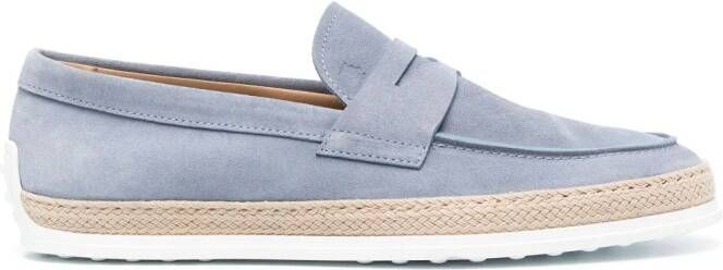 Tod's Suède loafers Blauw