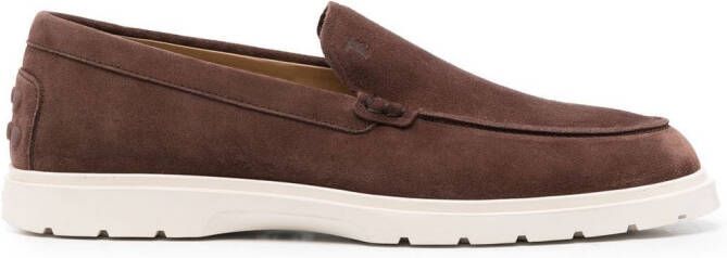 Tod's Suède loafers Bruin