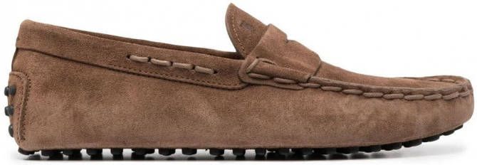 Tod's Suède loafers Bruin