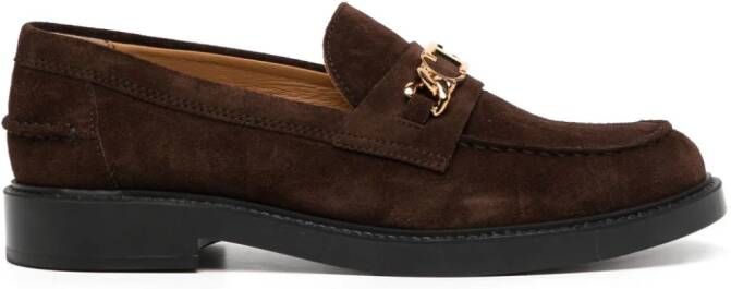 Tod's Leren loafers Bruin