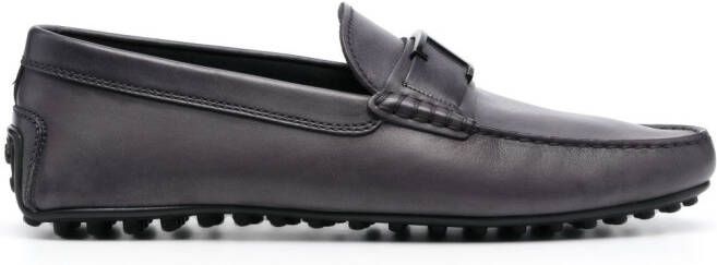 Tod's City leren loafers Grijs