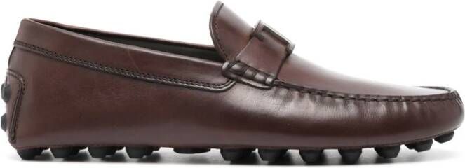 Tod's T Timeless Gommino Bubble loafers Bruin