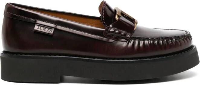 Tod's Timeless leren loafers Rood