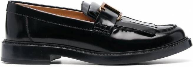 Tod's Timeless leren loafers Zwart