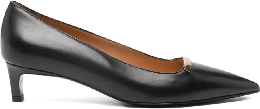 Tod's 40 mm leren pumps met puntige neus Zwart