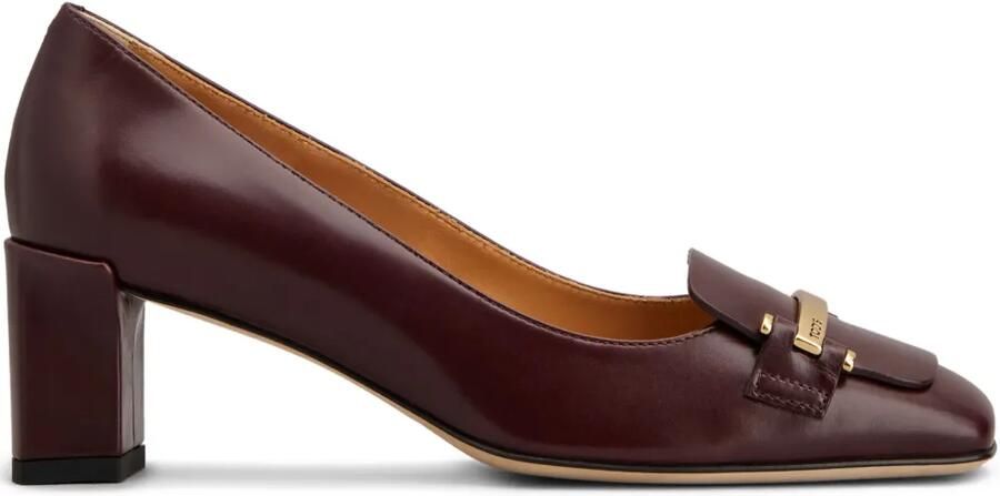 Tod's 50mm leren pumps Rood
