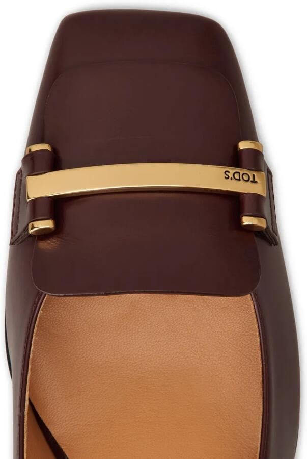Tod's 50mm leren pumps Rood - Foto 2