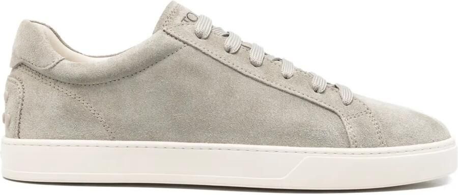 Tod's Allacciata Cassetta suède sneakers Grijs