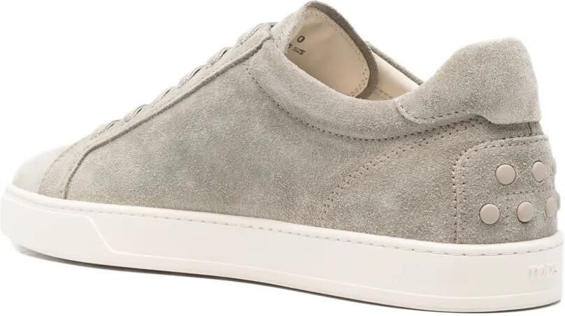 Tod's Allacciata Cassetta suède sneakers Grijs - Foto 3