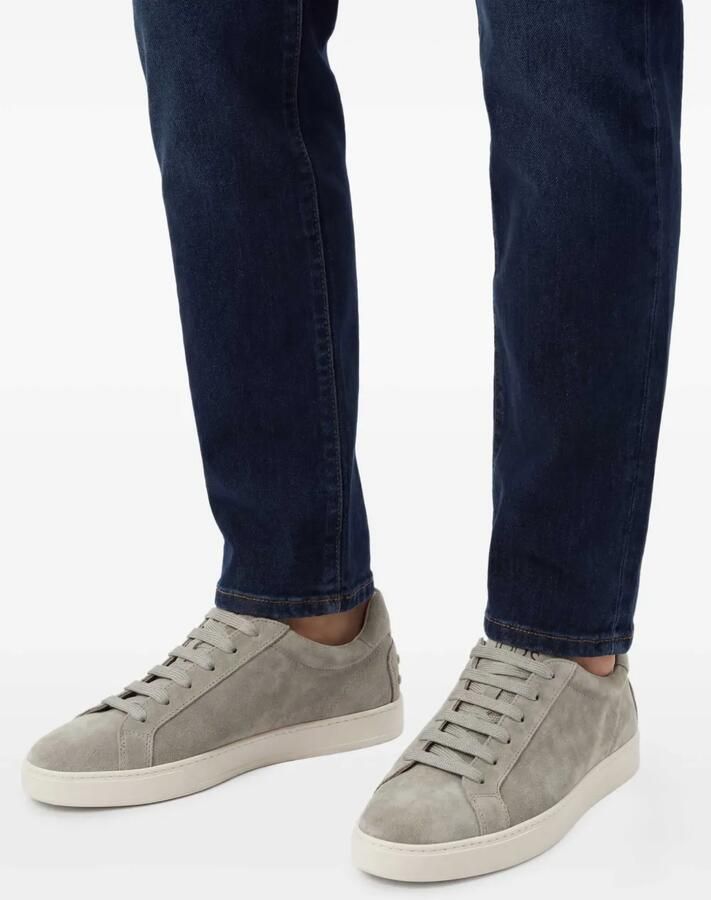 Tod's Allacciata Cassetta suède sneakers Grijs - Foto 2