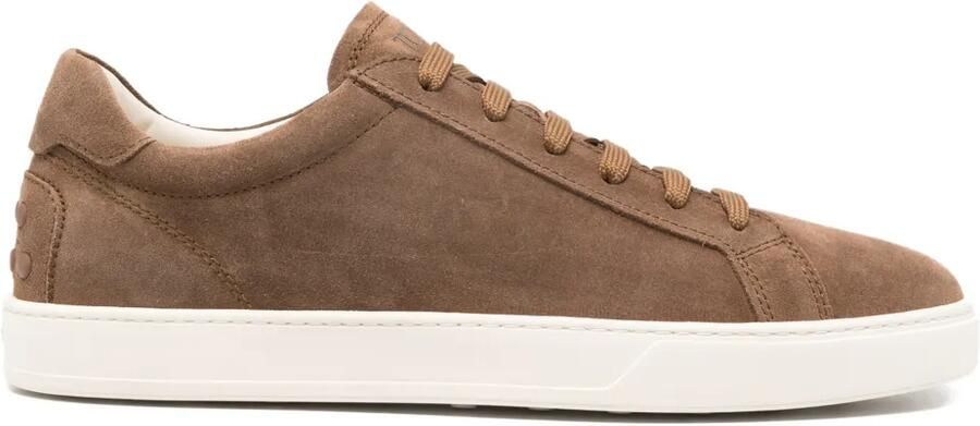 Tod's Allacciata Cassetta suède sneakers Zwart