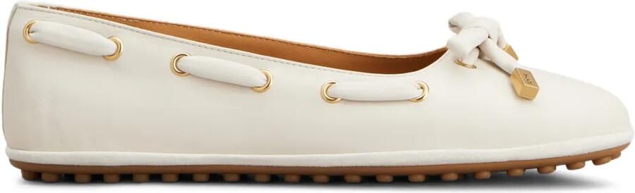 Tod's Ballerina's met strikdetail Beige