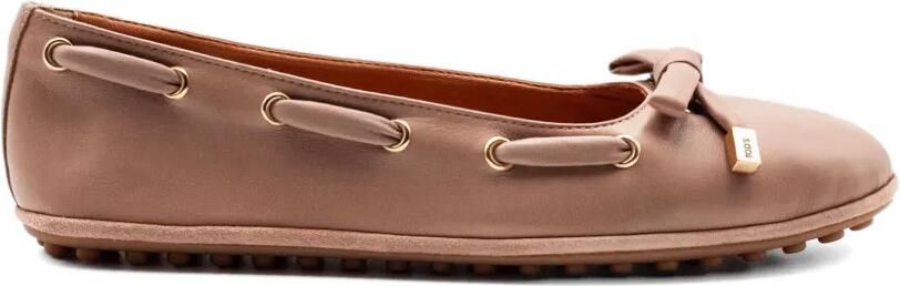 Tod's Ballerina's met strikdetail Beige