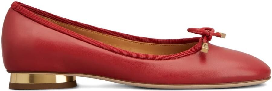 Tod's Ballerina's met strikdetail Rood