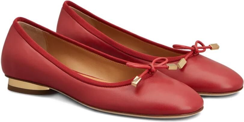Tod's Ballerina's met strikdetail Rood - Foto 3