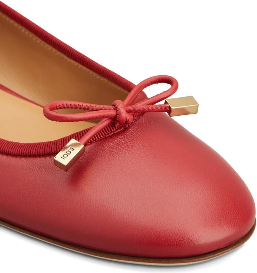 Tod's Ballerina's met strikdetail Rood - Foto 2