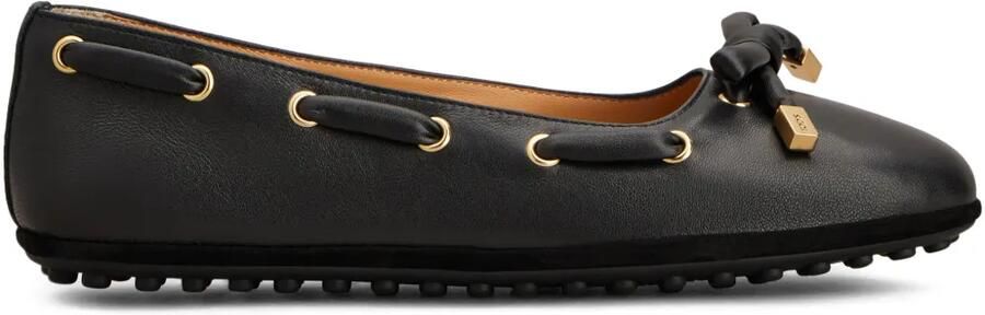 Tod's Ballerina's met strikdetail Zwart