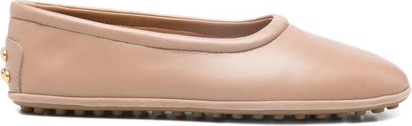Tod's Ballerina's met studs Beige