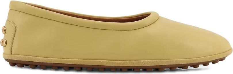 Tod's Ballerina's met studs Geel