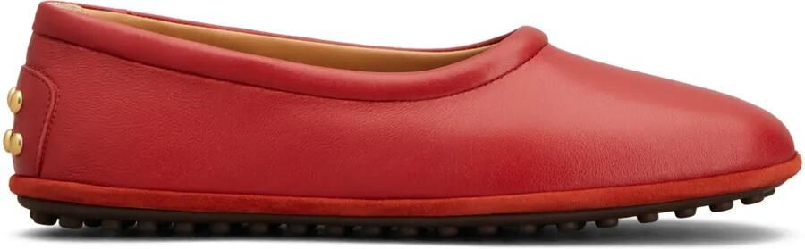 Tod's Ballerina's met studs Rood