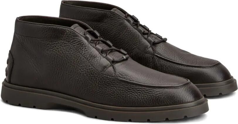 Tod's Bewerkte laarzen met veters Zwart - Foto 2