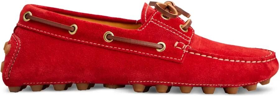 Tod's Boat Gommino Bubble loafers Rood