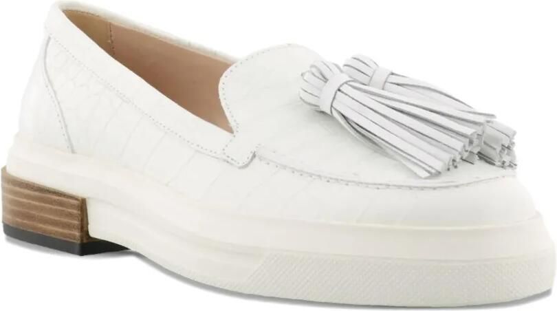 Tod's casual platform tassel loafers Wit - Foto 3