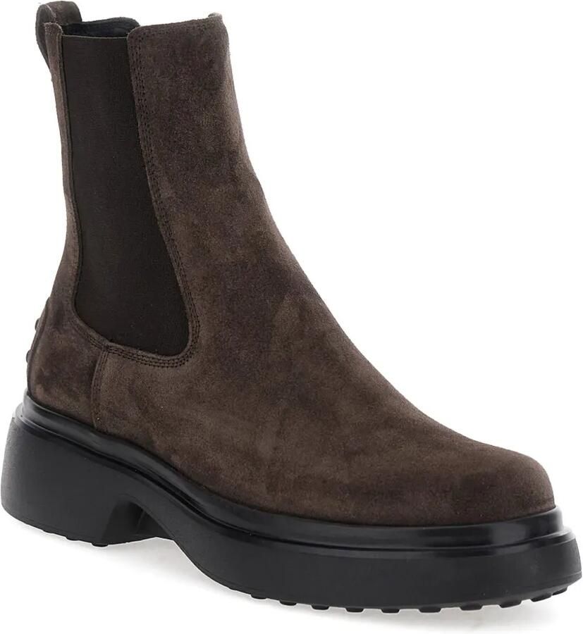 Tod's Chelsea laarzen met elastisch vlak Bruin - Foto 2