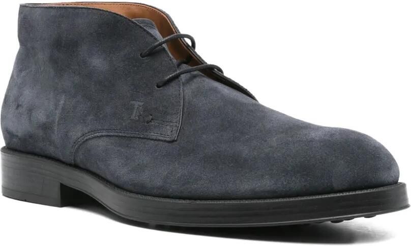 Tod's Chukka suède veterlaarzen Blauw - Foto 2