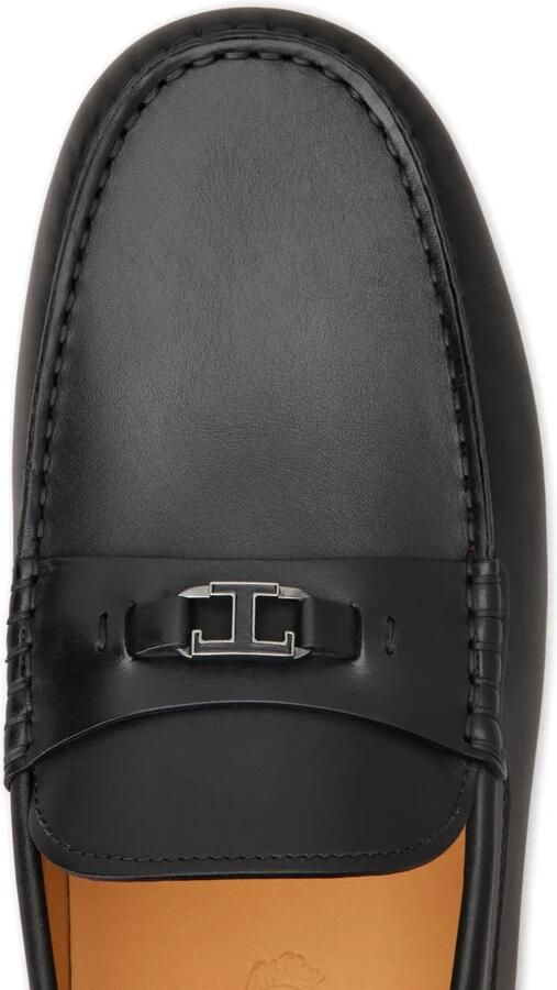 Tod's City Gommino 76 L loafers met detail Zwart - Foto 3
