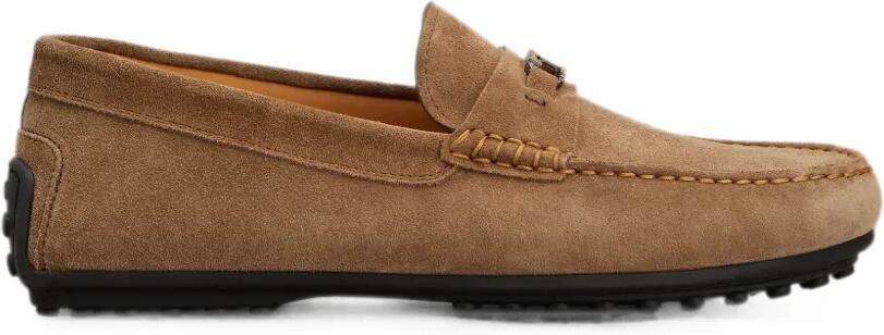 Tod's City Gommino leren loafers Bruin
