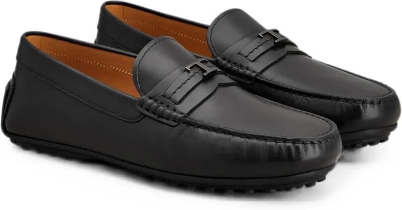 Tod's City Gommino leren loafers Zwart - Foto 4