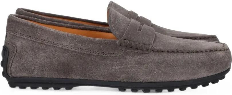 Tod's City Gommino suède loafers Bruin