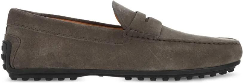 Tod's City Gommino suède loafers Grijs
