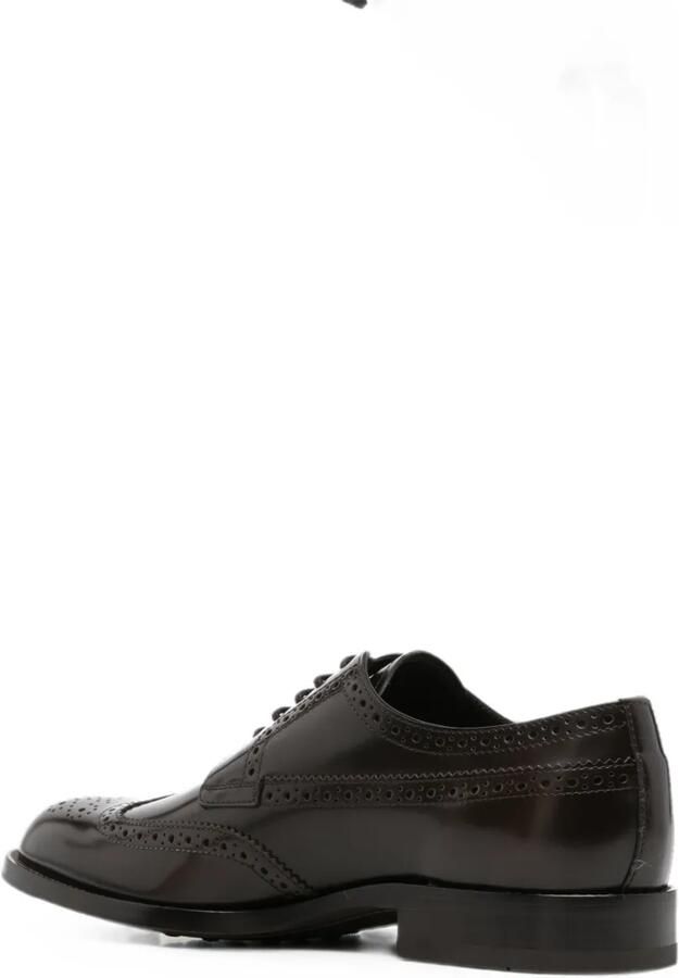 Tod's Derby schoenen met brogue detail Bruin - Foto 2