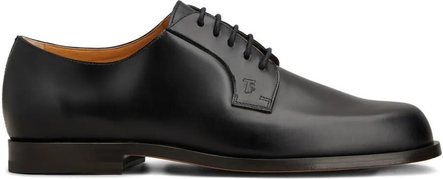 Tod's Derby veterschoenen met reliëf Zwart