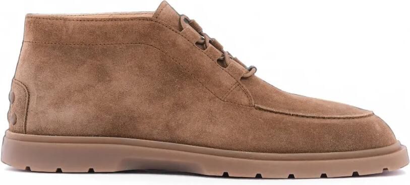 Tod's desert boots cognac suede Bruin