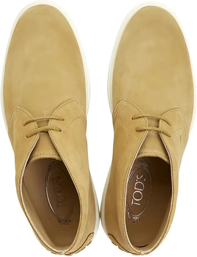 Tod's Desert suède laarzen met knoopsluiting Beige - Foto 2