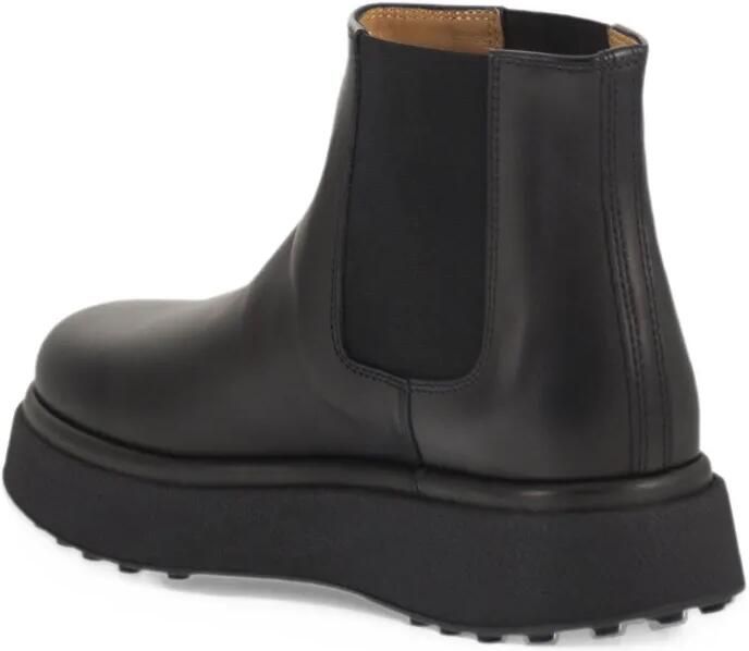 Tod's elasticated leather ankle boots Zwart - Foto 5