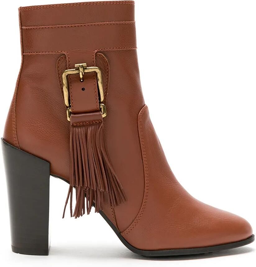 Tod's Enkellaarzen met franje Bruin